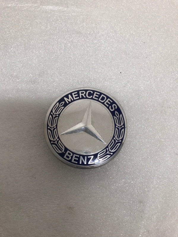 Set of 4 Mercedes 75MM Classic Dark Blue Wheel Center Hub Caps 8fd58d8 ...