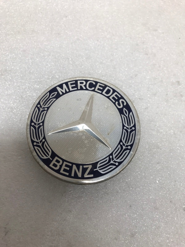 Set of 4 Mercedes 75MM Classic Dark Blue Wheel Center Hub Caps 56fb199 ...