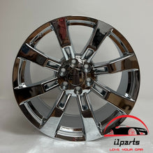 Load image into Gallery viewer, CADILLAC ESCALADE, ESCALADE ESV, ESCALADE EXT 2009 2010 2011 2012 2013 2014 22 INCH ALLOY RIM WHEEL FACTORY OEM 5409 88965249   Manufacturer Part Number: 88965249 Hollander Number: 5409 Condition: "This is used wheel and may have some cosmetic imperfections, please ask for the actual picture" Finish: CHROME Size: 22" x 9" Bolts: 6x5.5 Offset: 31mm Position: UNIVERSAL