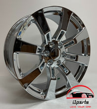 Load image into Gallery viewer, CADILLAC ESCALADE, ESCALADE ESV, ESCALADE EXT 2009 2010 2011 2012 2013 2014 22 INCH ALLOY RIM WHEEL FACTORY OEM 5409 88965249   Manufacturer Part Number: 88965249 Hollander Number: 5409 Condition: "This is used wheel and may have some cosmetic imperfections, please ask for the actual picture" Finish: CHROME Size: 22" x 9" Bolts: 6x5.5 Offset: 31mm Position: UNIVERSAL