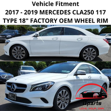 Load image into Gallery viewer, MERCEDES CLA250 2017-2019 18&quot; FACTORY ORIGINAL WHEEL RIM 85572 A2464011700