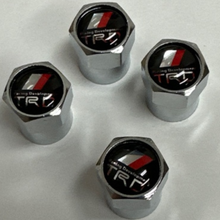 Load image into Gallery viewer, Set of 4 Universal Trd Silver Wheel Stem Air Valve Caps 45fe5db6