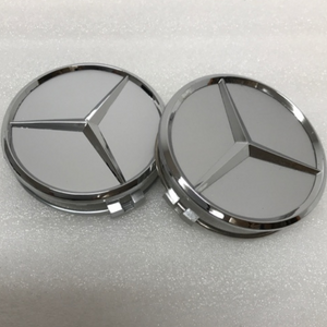 SET OF 2 CENTER CAPS Mercedes Benz A1714000125 75 MM 182fb2b0