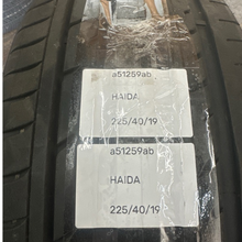 Load image into Gallery viewer, HAIDA  TIRE 225/40/19 a51259ab  USED