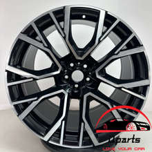 Load image into Gallery viewer, BMW X5 X6 2020 - 2022 86244 36118090796 OEM wheel rim 21x10.5 FRONT CNC Black