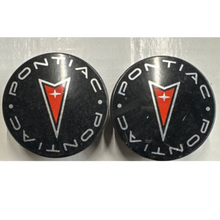 Load image into Gallery viewer, Set of 2 Pontiac Wheel Hub Center Cap PA6 bd450791