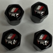 Load image into Gallery viewer, Set of 4 Universal  Trd Black Wheel Stem Air Valve Caps 45fe5db6black