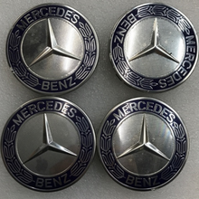 Load image into Gallery viewer, SET OF 4 MERCEDES-BENZ WHEEL CENTER CAPS A1714000125 9d553abe