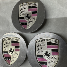 Load image into Gallery viewer, Set of 3 Porsche 911 Boxter 955 Wheel Center Hub Cap OEM 7L5601149 fa6e31cf