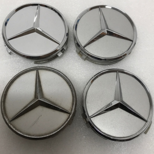 4x for Mercedes-Benz Silver Wheel Center Hub Caps 75mm c20bfc2a