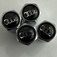 Load image into Gallery viewer, Set of 4 Universal Audi Wheel Stem Air Valve Caps 914740ac