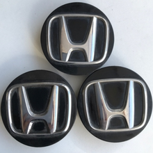 Load image into Gallery viewer, Set of 3 Honda Center Caps 44732 TVA-A 60mm 237d4a8f
