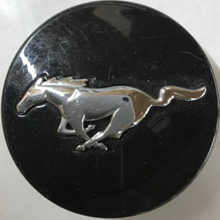 Load image into Gallery viewer, Ford Mustang Center Cap 54mm Black Chrome FR3C1A096AC c4316c3c