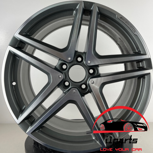 MERCEDES E63 E63s 2014-2016 19" FACTORY OEM REAR AMG WHEEL RIM 85400 A2124010900