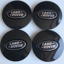 Load image into Gallery viewer, Set of 4 Land Rover Range Rover Center Hub Cap BLACK RRJ000010XXX 6f6c4874