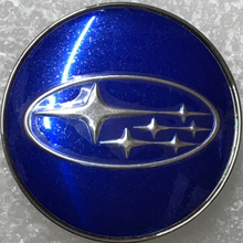 Load image into Gallery viewer, Subaru Wheel Center Cap Glossy Blue abfdb955