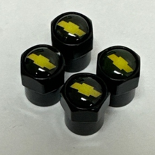 Load image into Gallery viewer, Set of 4 Universal Chevrolet Wheel Stem Air Valve Caps 892DF2B2
