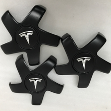 Load image into Gallery viewer, SET OF 3 Tesla 1044234-00-A Wheel OEM Center Cap 1a809c9a