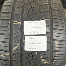 Load image into Gallery viewer, CONTINENTAL TIRE  275/35/20 USED  1c943414