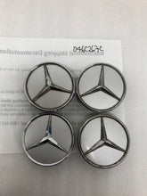 Load image into Gallery viewer, 4x for Mercedes-Benz Silver Wheel Center Hub Caps 75mm 046c267c