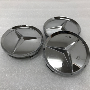SET OF 3 Mercedes Benz CHROME CENTER CAPS A1714000125 a8368d4f