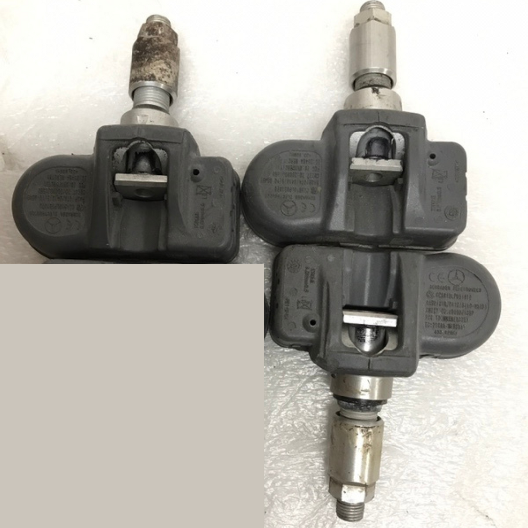 Set of 3 Mercedes Schrader TPMS Sensor A0009054100 433mhz 1a40c8c7