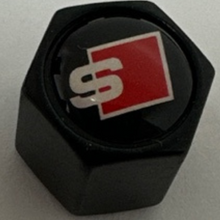 Load image into Gallery viewer, Set of 4 Universal S Wheel Stem Air Valve Caps Anti-theft Cover Kit