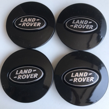 Load image into Gallery viewer, Set of 4 Land Rover Range Rover Center Hub Cap BLACK RRJ000010XXX 6f6c4874