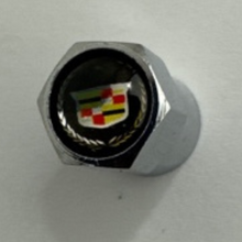 Load image into Gallery viewer, Set of 4 Universal Cadillac Silver Wheel Stem Air Valve Caps e1ea0b59