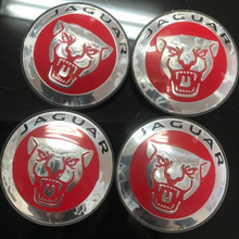 Load image into Gallery viewer, Set of 4 Jaguar Center Cap AW9M-1A096-AA Red Logo 86d2a4af