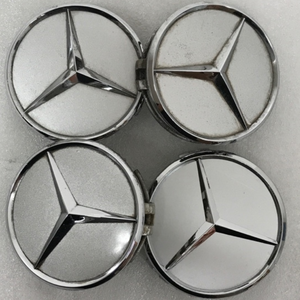 4x for Mercedes-Benz Silver Wheel Center Hub Caps 75mm 24b9f49a