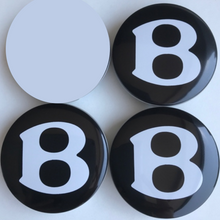 Load image into Gallery viewer, Set of 3 Bentley Black Wheel Center Cap PA6.6 M30 ae200937