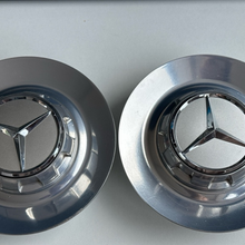 Load image into Gallery viewer, Mercedes Benz OEM Genuine Black Center Cap Wheel Hub Cover e02aac09