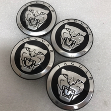 Load image into Gallery viewer, Jaguar Black 59mm Center Cap Cover 8W93-1A096-AB b25530ae