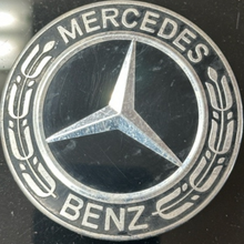 Load image into Gallery viewer, Set of 4 Mercedes-Benz Black Wheel Center Cap 75MM A1714000025 2a1c0ea7