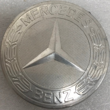 Load image into Gallery viewer, Set of 4 Mercedes 75MM Classic Silver Wheel Center Hub Caps AMG dd8b87a3