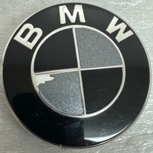 Set of 3 BMW Wheel Rim 6850834 57mm Black Center Cap 88a0106e