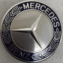 Load image into Gallery viewer, Set of 4 Mercedes 75MM Classic Dark Blue Wheel Center Hub Caps 560f8fcc