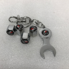 Load image into Gallery viewer, Set of 4 Universal TRD Wheel Air Stem Valve Cap with key 560ff89c