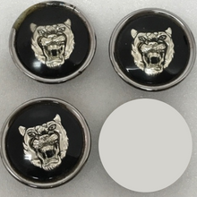 Load image into Gallery viewer, Set of 3 Jaguar Black Wheel Emblem Center Hub Cap MXD6249CA a13840f2