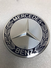 Load image into Gallery viewer, Set of 4 Mercedes 75MM Classic Dark Blue Wheel Center Hub Caps a7e29872