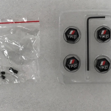 Load image into Gallery viewer, Set of 4 TRD Racing Development Tire Valve Stem Caps For Car with key 60a8b953
