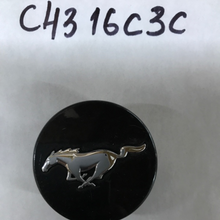 Load image into Gallery viewer, Ford Mustang Center Cap 54mm Black Chrome FR3C1A096AC c4316c3c
