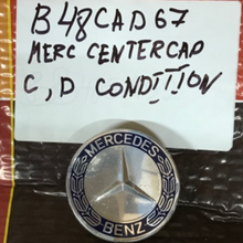 Load image into Gallery viewer, Mercedes 75MM Classic Dark Blue Wheel Center Hub Cap AMG Wreath b48cad67