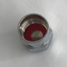 Load image into Gallery viewer, Set of 4 Universal Jeep Silver Wheel Stem Air Valve Caps 058edb6fS