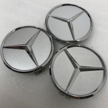 Load image into Gallery viewer, Set of 3 Mercedes-Benz Wheel Hub Center Caps b76fd65b
