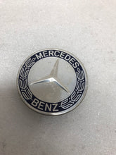 Load image into Gallery viewer, Set of 4 Mercedes 75MM Classic Dark Blue Wheel Center Hub Caps 56fb1998