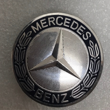 Load image into Gallery viewer, Set of 4 Mercedes-Benz 75MM Classic Dark Blue Wheel Center Hub Caps AMG 2062f474