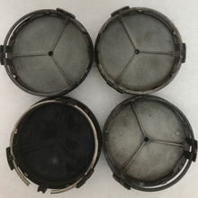 Load image into Gallery viewer, Set of 4 Mercedes-Benz Matte Black Wheel Center Hub Caps Set 75mm 15566df6