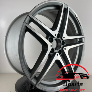 MERCEDES E63 E63s 2014-2016 19" FACTORY OEM REAR AMG WHEEL RIM 85400 A2124010900